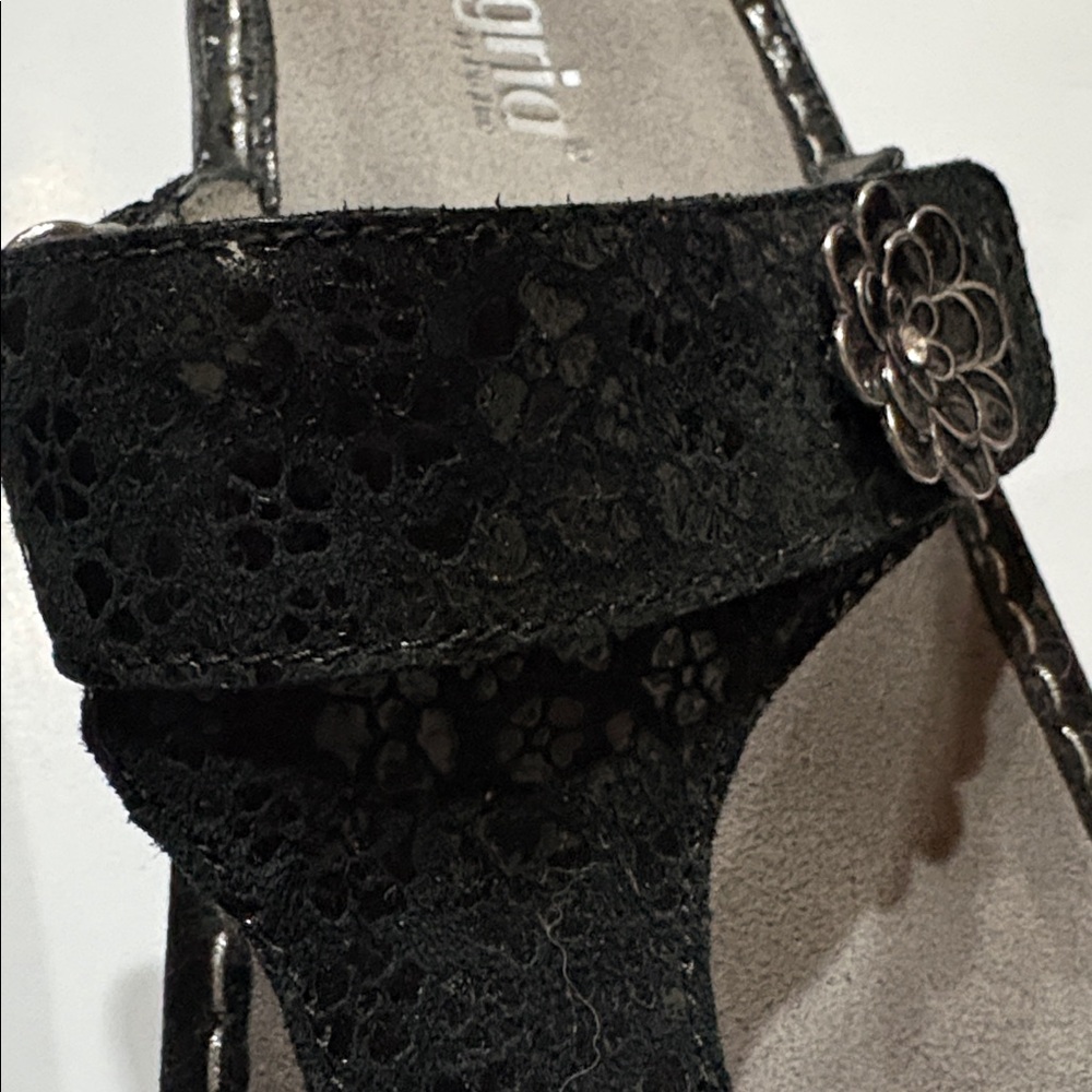 Alegria Black Women's Sandals - Picture 3 of 11